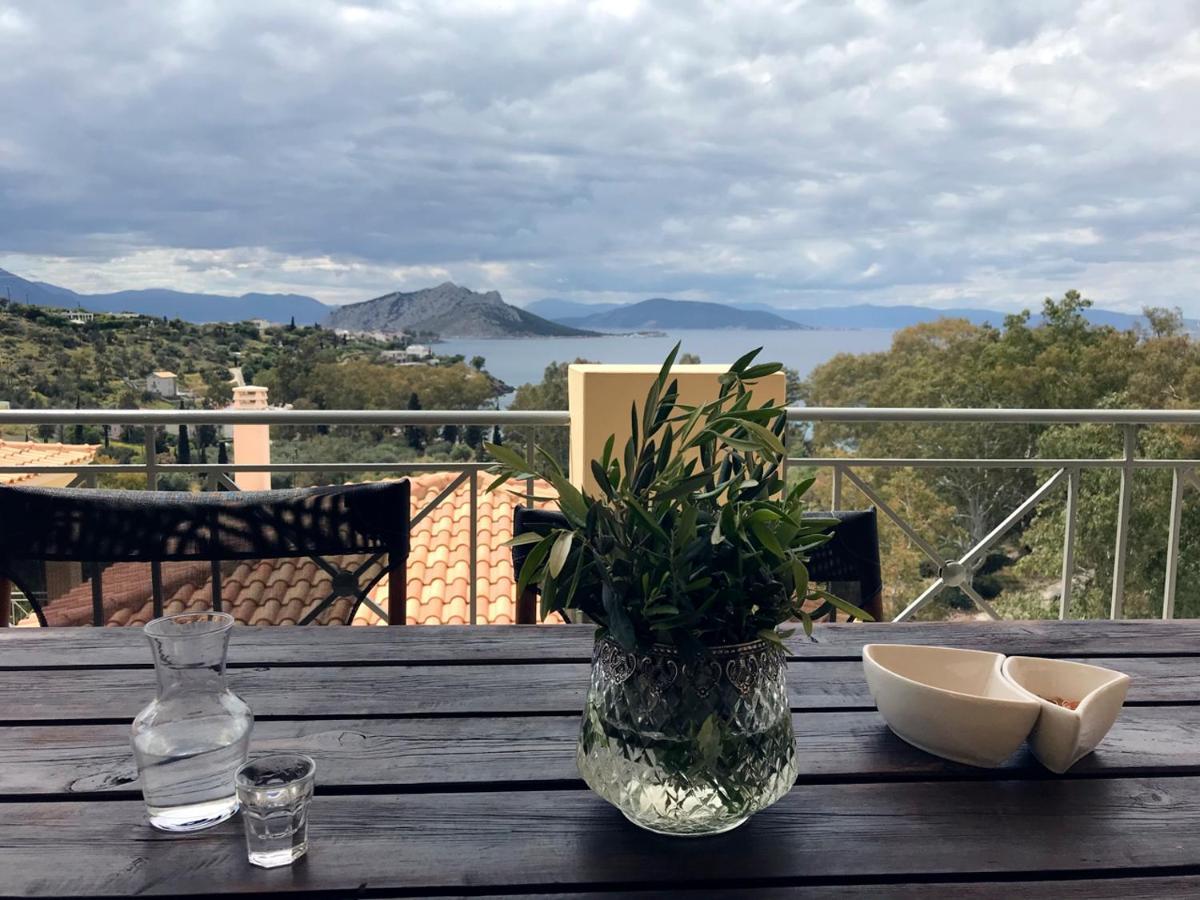 Serenity Villa Aegina Fantastic View Near The Beach Exterior photo