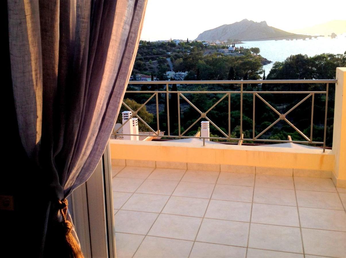 Serenity Villa Aegina Fantastic View Near The Beach Exterior photo