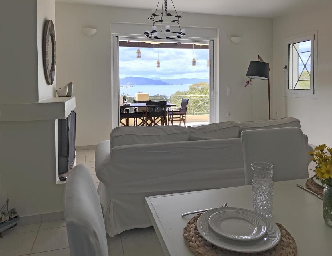 Serenity Villa Aegina Fantastic View Near The Beach Exterior photo