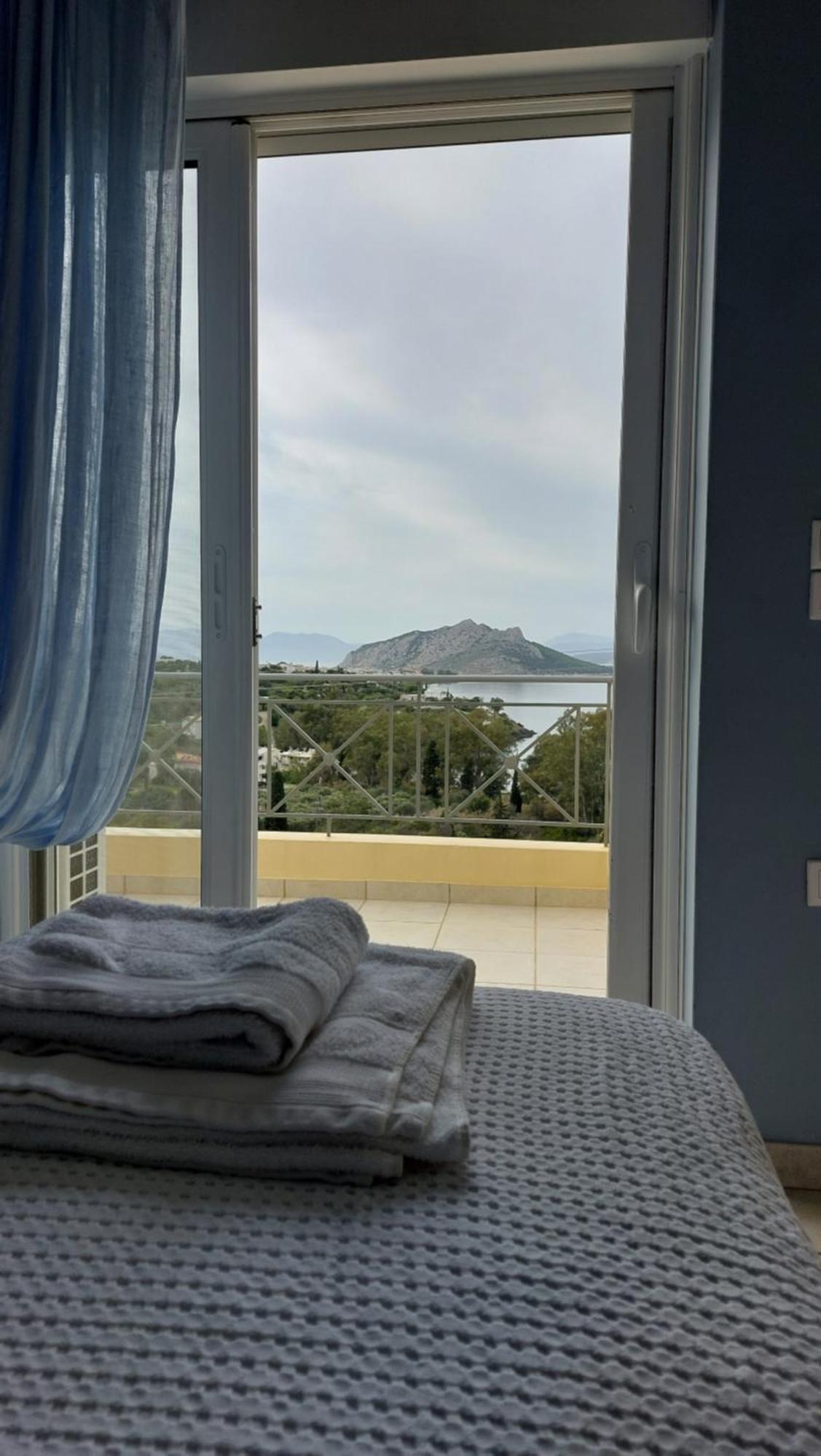 Serenity Villa Aegina Fantastic View Near The Beach Exterior photo