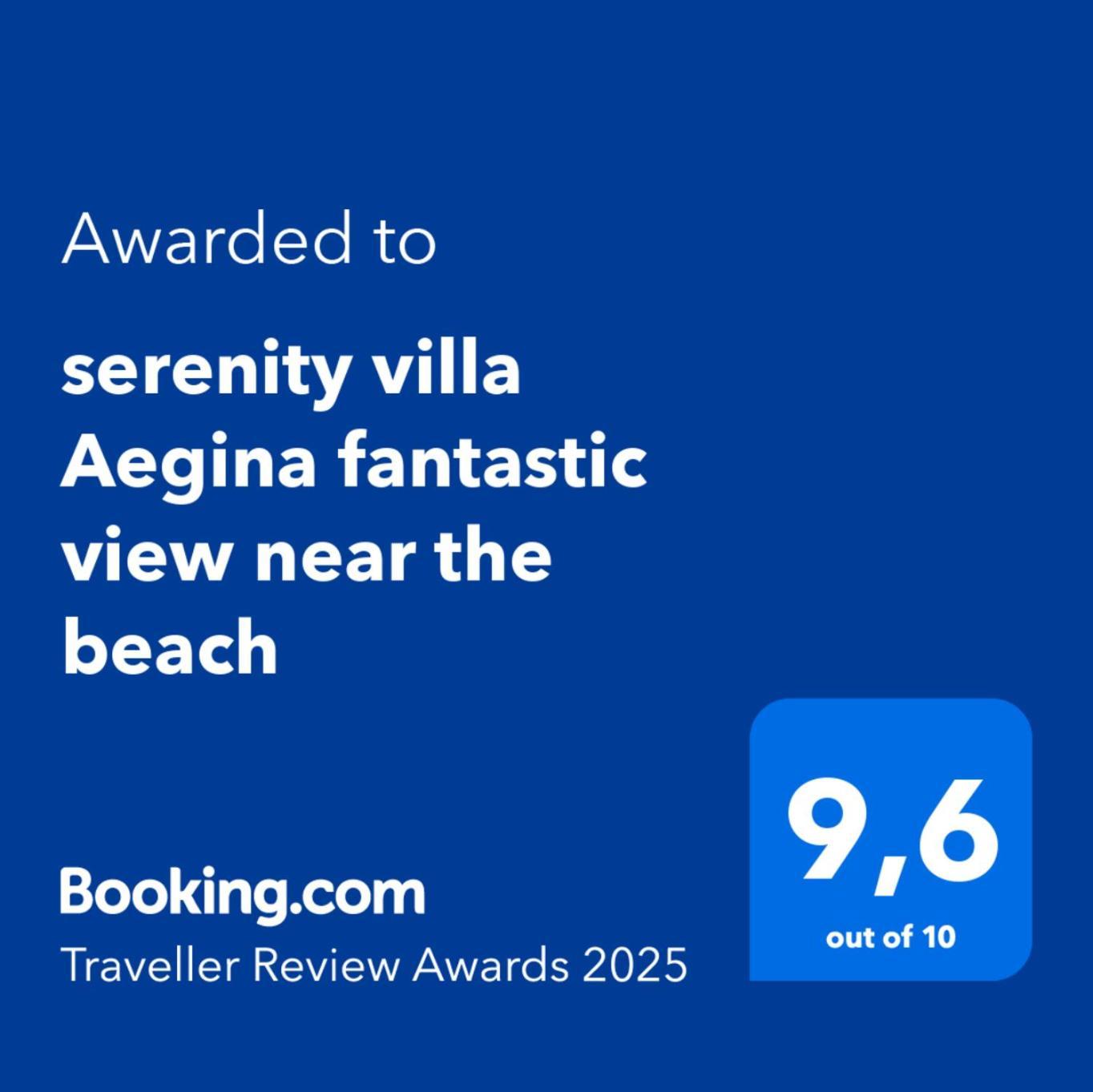 Serenity Villa Aegina Fantastic View Near The Beach Exterior photo